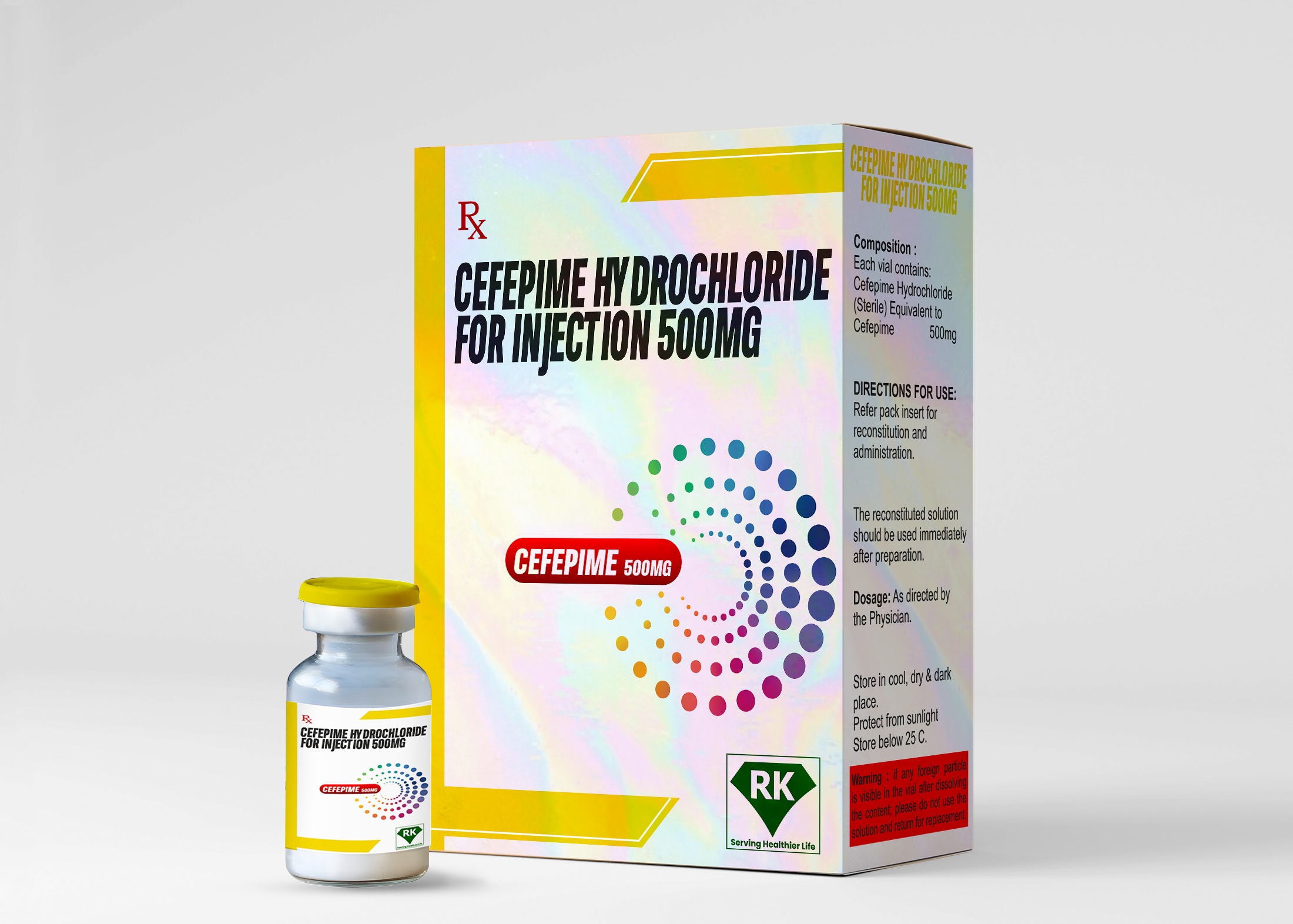 Cefepime Hydrochloride For Injection 500mg